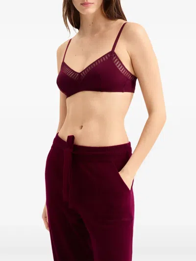 Eres Drawstring Pocket Trousers In Red