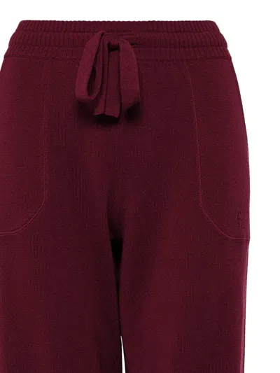 Eres Drawstring Pocket Trousers In Red