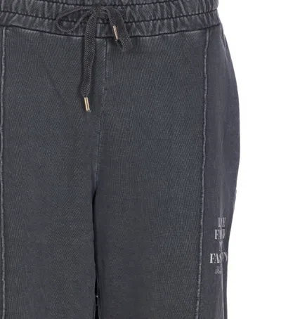 Family First Elastic Drawstring Sweatpants In Blue