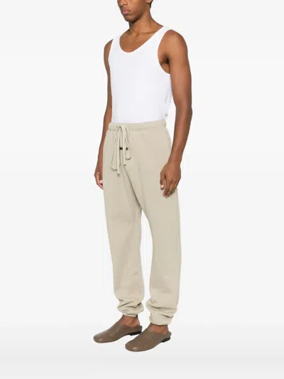 Essentials Drawstring-cuffed Track Pants In Gray