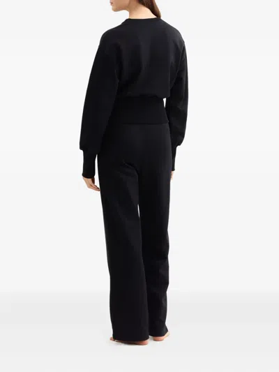 品牌标志卷边卫衣