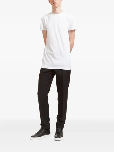 Aiezen Crew-neck T-shirt In White