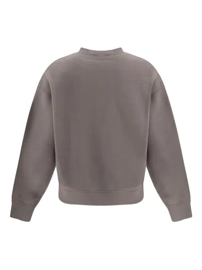 Palm Angels Bear In Mind Crewneck Sweatshirt In Gray