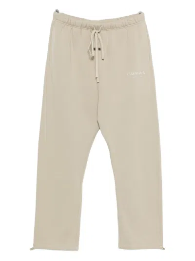 Essentials Logo-embroidered Drawstring Sweatpants In Neutral