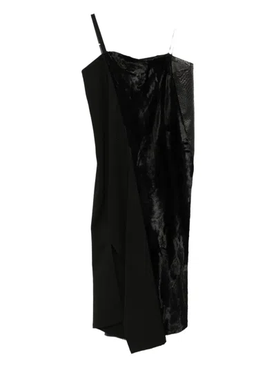 Junya Watanabe X Commes Des Garçons Panelled Jumpsuit In Black
