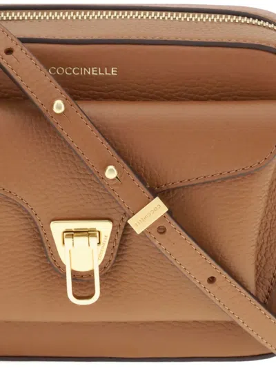 Coccinelle Beat Soft Shoulder Bag In Brown