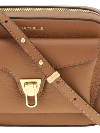 Coccinelle Beat Soft Shoulder Bag In Brown