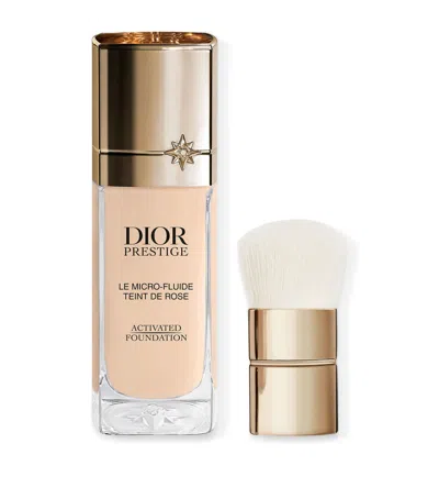 Dior Prestige Le Micro-fluide Teint De Rose Foundation In Transparent