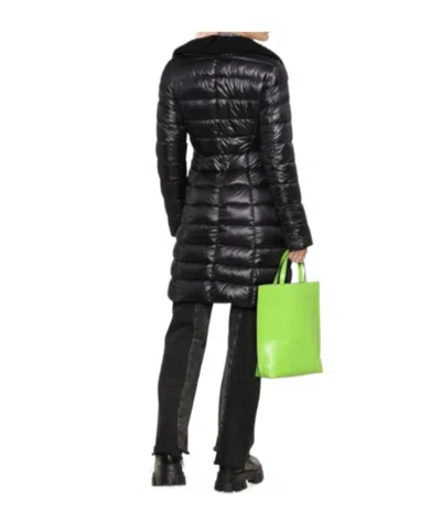 Herno Elisa Midi Down Jacket In Black