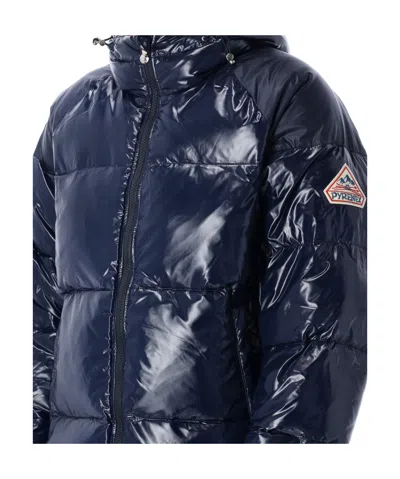 Pyrenex Sten 3 Shiny Down Jacket In Blue