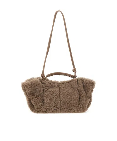 Hereu "arta Curly" Mini Bag In Brown