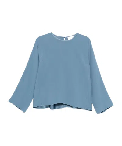 Forte Forte Women Satin Blouse In Blue
