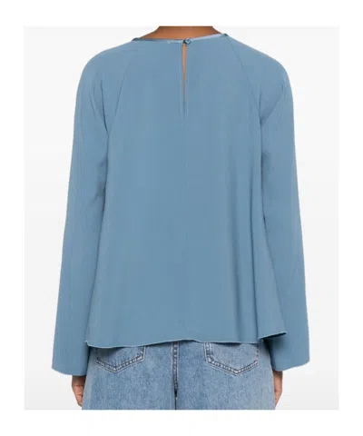 Forte Forte Women Satin Blouse In Blue