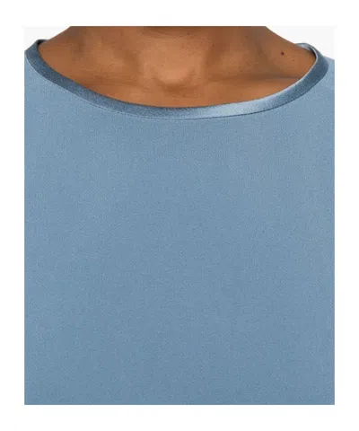 Forte Forte Women Satin Blouse In Blue