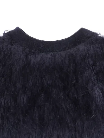 Peserico Textured Short-sleeved Blouse With Soft Finish In Blue