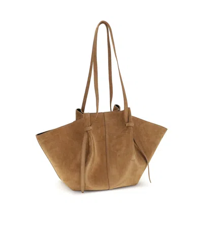 Yuzefi Shoulder Bag With Shoulder Strap In Brown