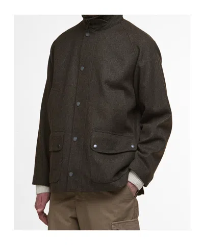 Barbour Long Sleeve Casual Jacket In Green