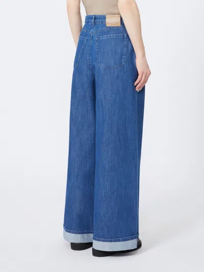 Max Mara Belt Loop Jeans In Blue