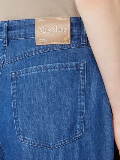 Max Mara Belt Loop Jeans In Blue