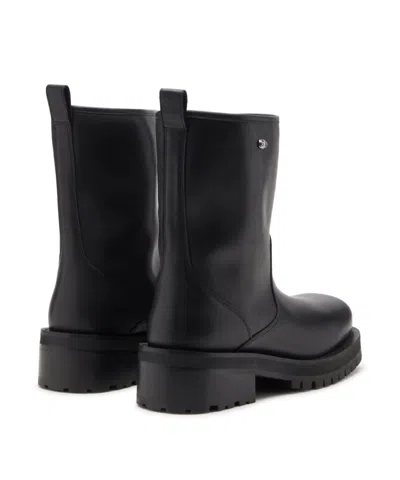 Diesel D-texan Square-toe Boots In Black