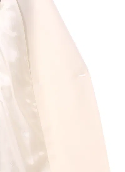 Eleventy Double-breasted Wool Jacket In Neutral