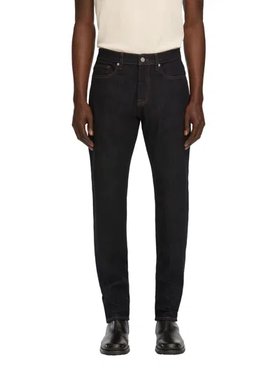 Frame Mid-rise Straight-leg Jeans In Black