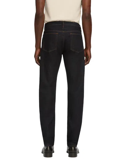 Frame Mid-rise Straight-leg Jeans In Black