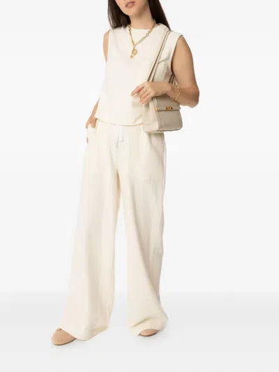 Twp Main St. Pant Drawstring Pocket Trousers In Neutral