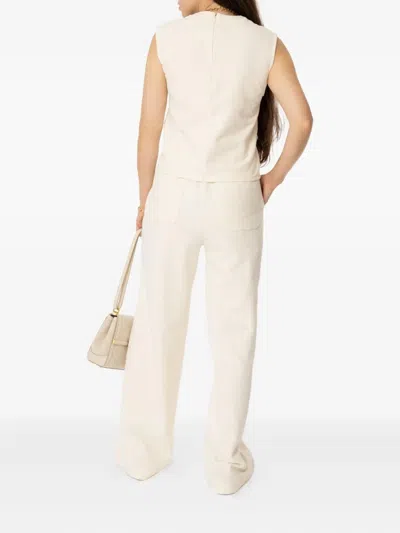 Twp Main St. Pant Drawstring Pocket Trousers In Neutral