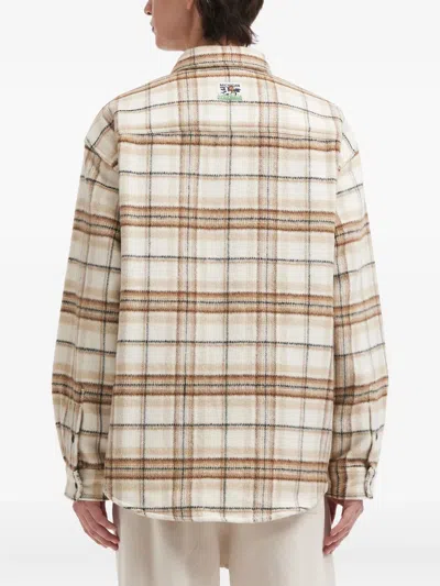 Fingercroxx Checked-pattern Long-sleeve Shirt In Multi