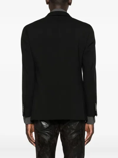 Gabriele Pasini Double-breasted Structured Jacket In Black