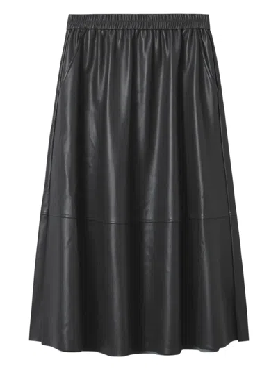 B+ab A-line Midi Skirt In Black