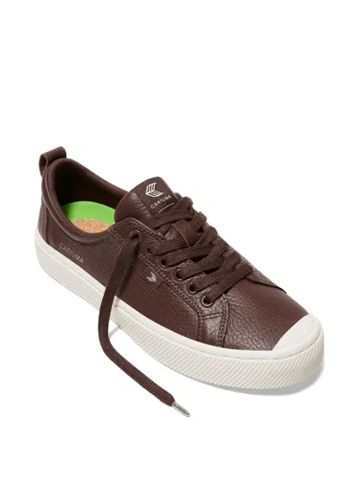 Cariuma Oca Low Brown Premium Leather Sneaker Women