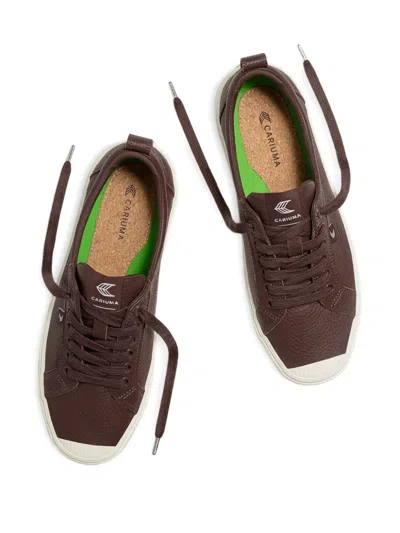 Cariuma Oca Low Brown Premium Leather Sneaker Women