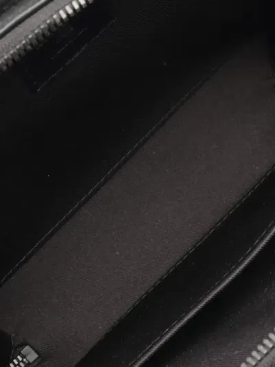 Pre-owned Louis Vuitton 2021-2025 Monogram Taurillon Handle Soft Trunk Crossbody Bag In Black