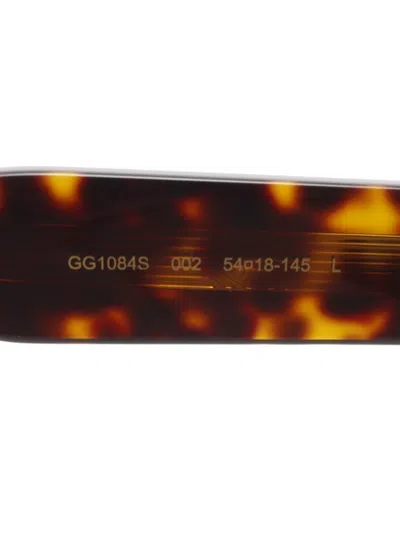 Pre-owned Gucci 玳瑁纹方框太阳眼镜（2000年代典藏款） In Brown