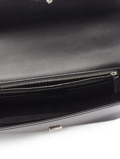 Pre-owned Gucci 2010s Petit Gg Shoulder Bag In Black