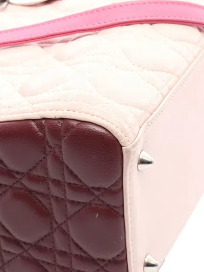 Pre-owned Dior 2000s Lady  Two-way Handbag In Pink