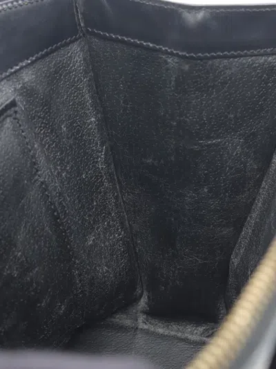 Pre-owned Celine 2000s Macadam Top-handle Tote Bag In Black