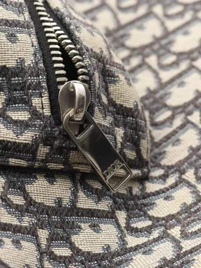 Pre-owned Dior 2000s Oblique-monogram Backpack In Blue