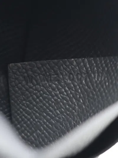 Pre-owned Hermes 2024 Bastia Grimist Coin Wallet In Gray