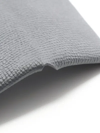 Pre-owned Hermes 2024 Bastia Grimist Coin Wallet In Gray