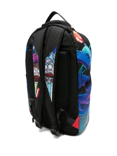 Sprayground Kid Rick Morty Backpack In Blue