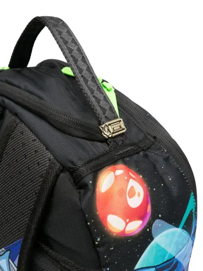 Sprayground Kid Rick Morty Backpack In Blue