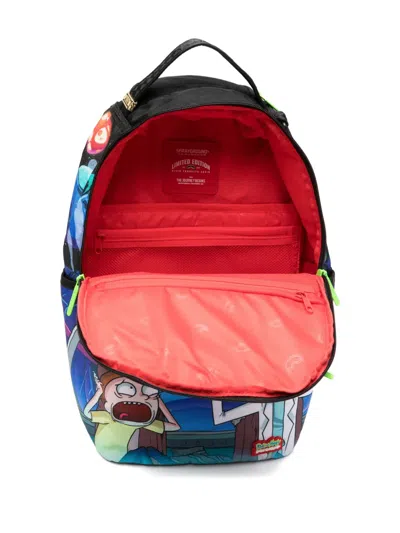Sprayground Kid Rick Morty Backpack In Blue