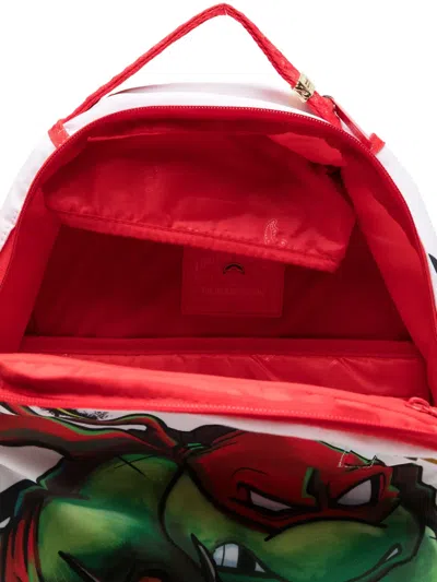 Sprayground Kid Raphael Teenage Mutant Ninja Turtles Backpack In White