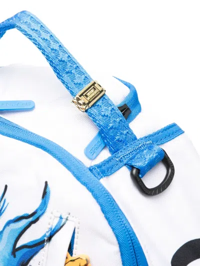 Sprayground Kid Leonardo Ninja Turtle Backpack In White