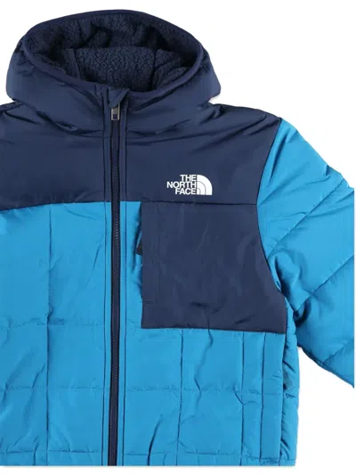 The North Face Reversible Hooded Jacket In Blue