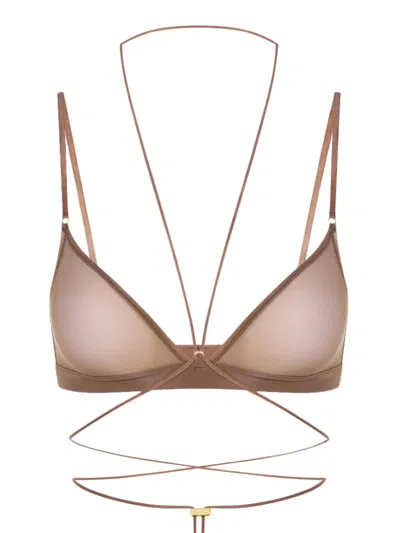 交叉背三角形文胸