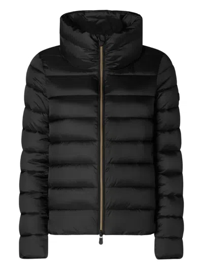 Save The Duck Elsie High-neck Puffer Jacket In Black